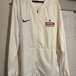 Men's Nike Cream Stanford Cardinal 2018 Sideline Elite Hybrid Rivalry Jacket